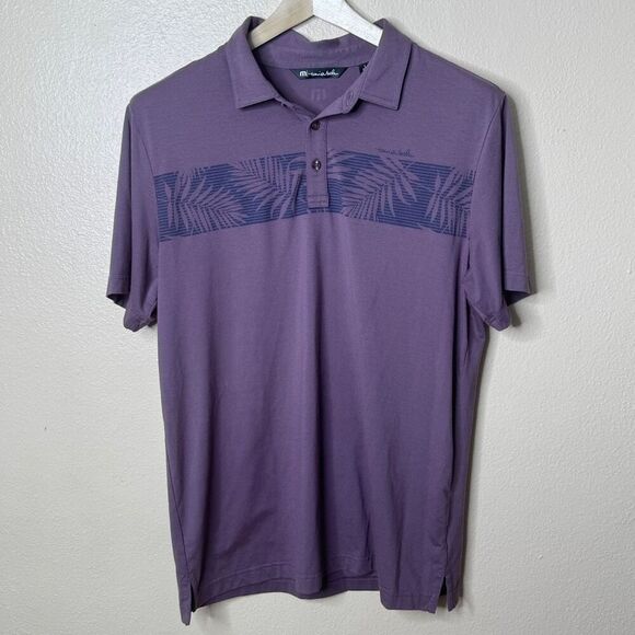 Travis Mathew Other - Travis Mathew Shirt Mens Large Purple Polo Cotton Soft Short Sleeve Preppy Golf